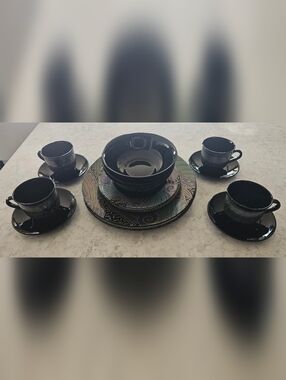 Vintage Y2K Arcoroc Tampico Set of 4 Collector